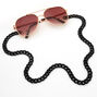 Acrylic Sunglasses Chain Link Lanyard - Black,
