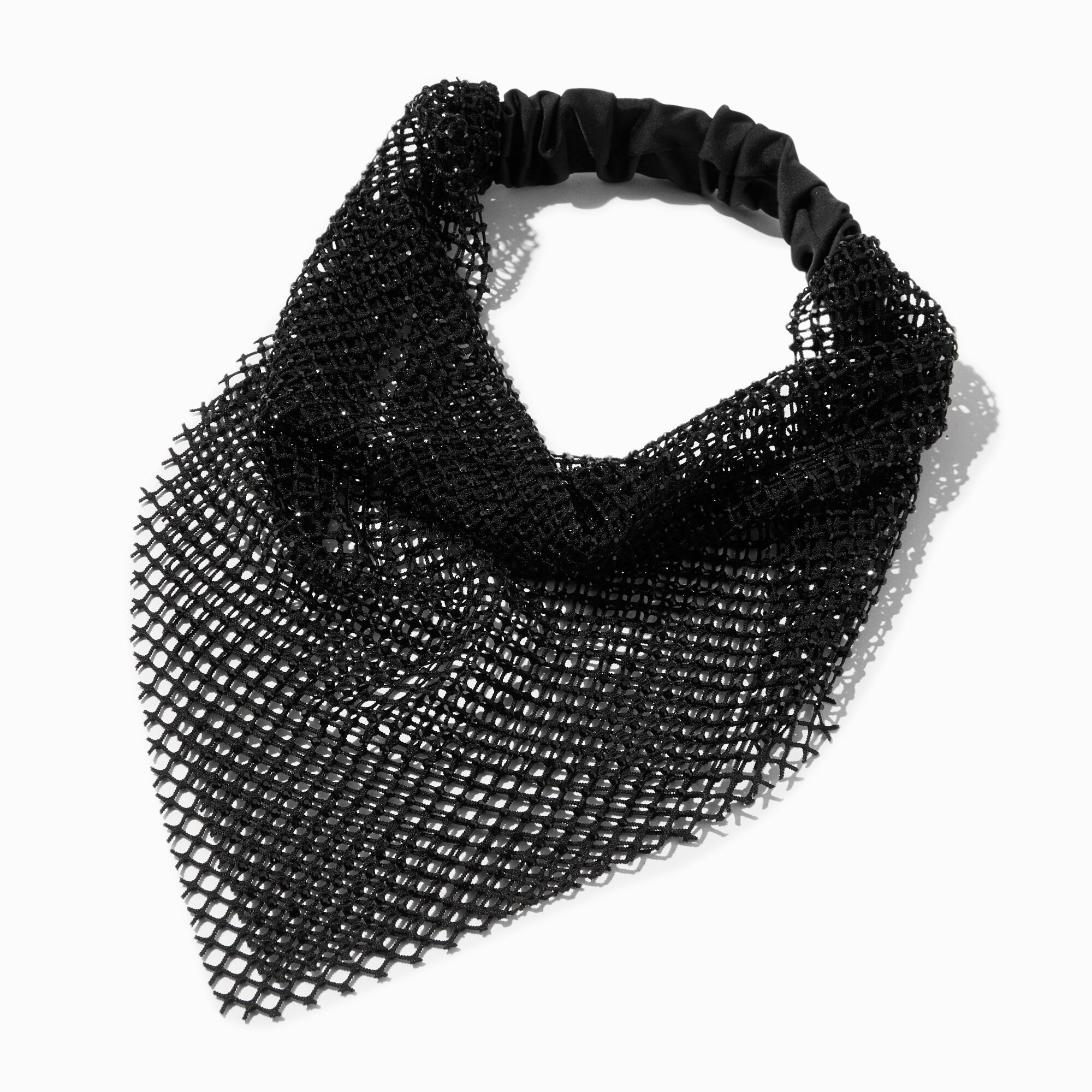 Black mesh scarf best sale