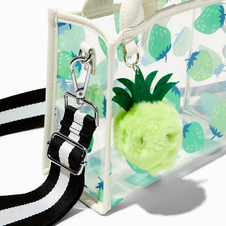Small Green Strawberry Crossbody Bag,