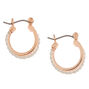 Mixed Metal 15MM Hoop Earrings,