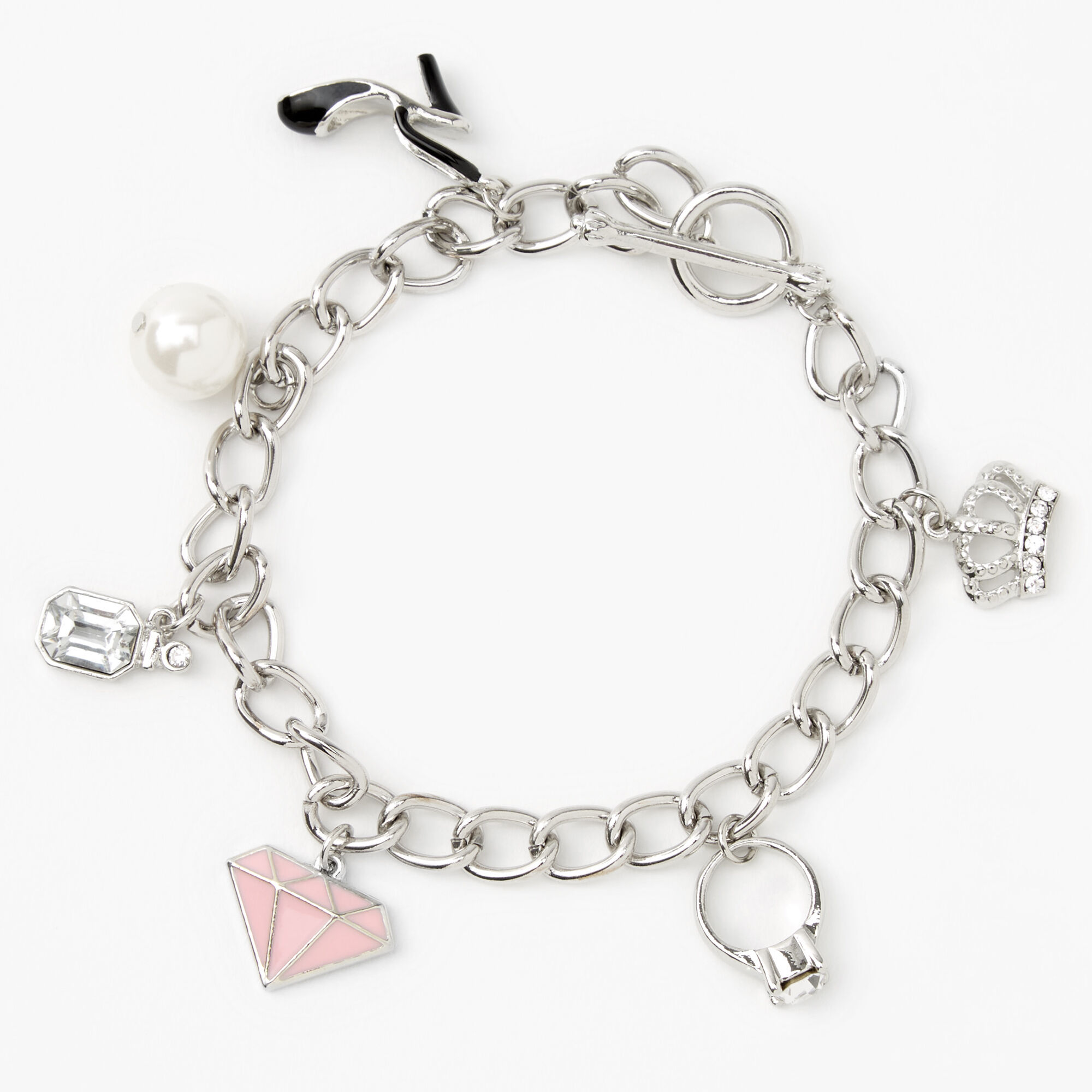 THOMAS SABO Silver Fine Chain Charm Bracelet