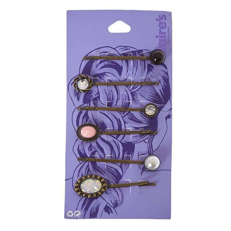 Antique blush Bobby Pins,