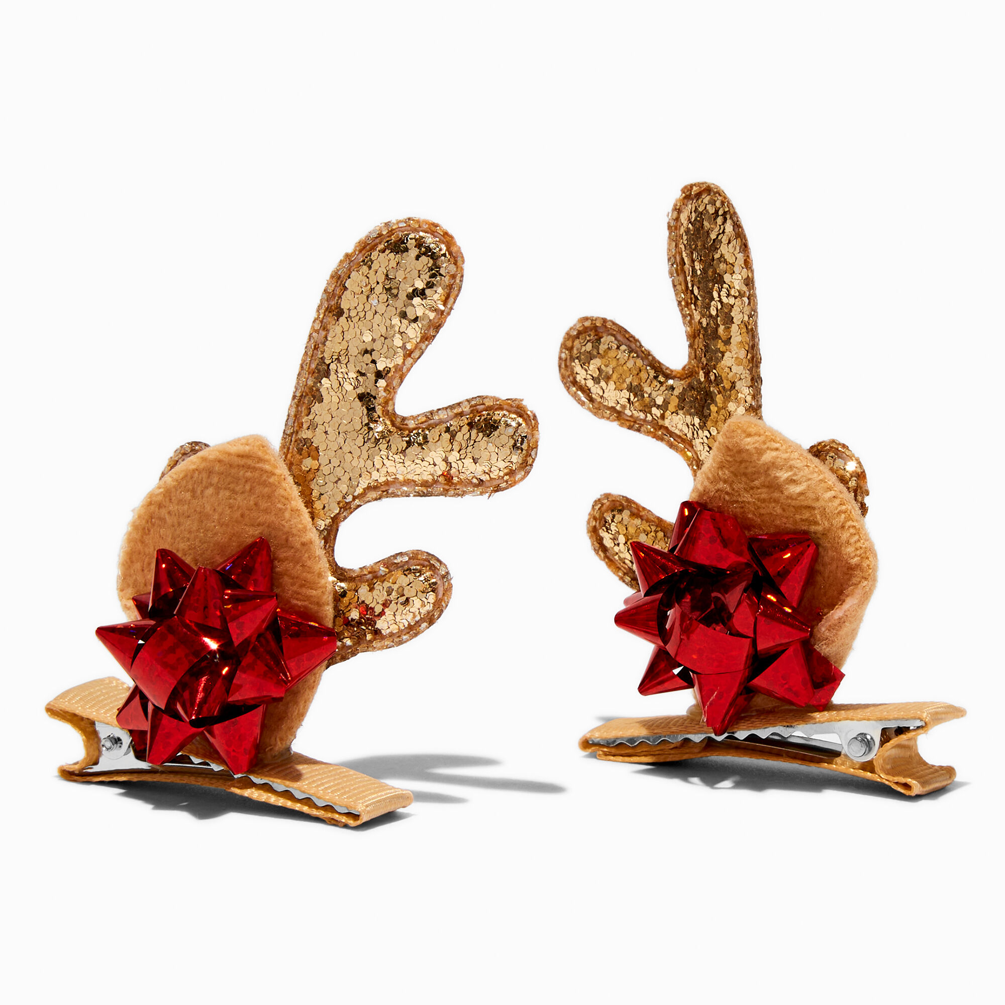 Reindeer top hair clips