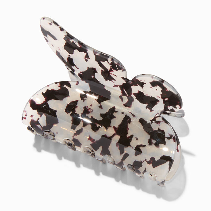 Large Black Tortoiseshell Butterfly Hair Claw,