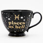 Black Ceramic Zodiac Mug - Pisces,
