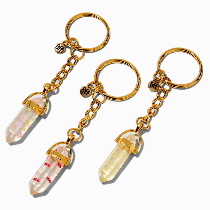 Best Friends Mystical Gem Keychains - 3 Pack,