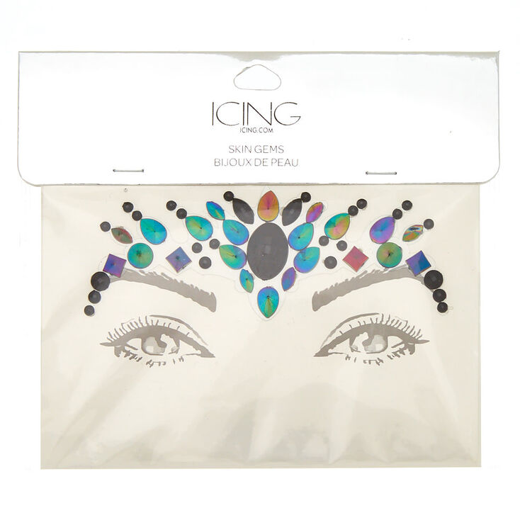 Anodized Halloween Forehead Gems - Black,