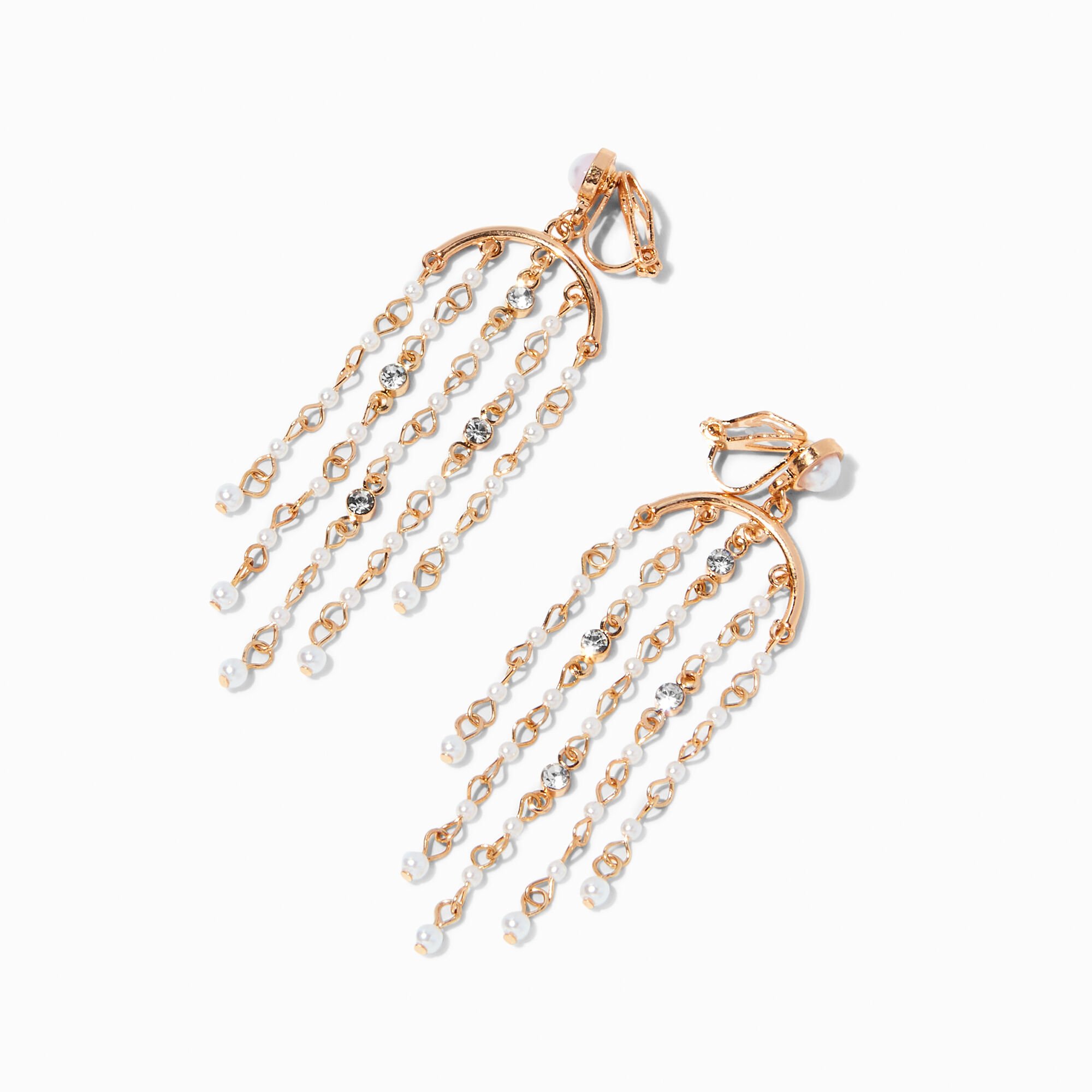 Gold Pearl Crystal Chandelier 3