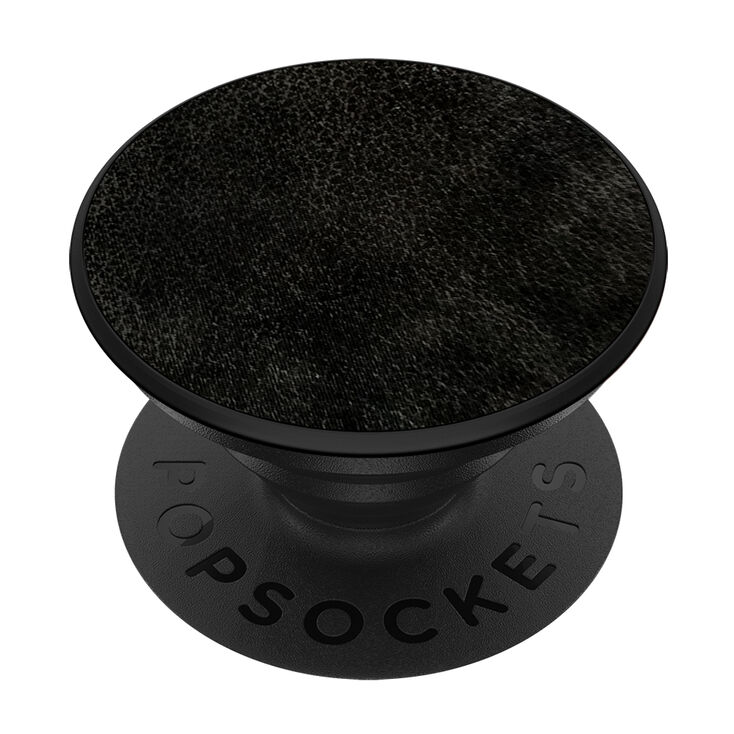 Black Vegan Leather PopSocket,
