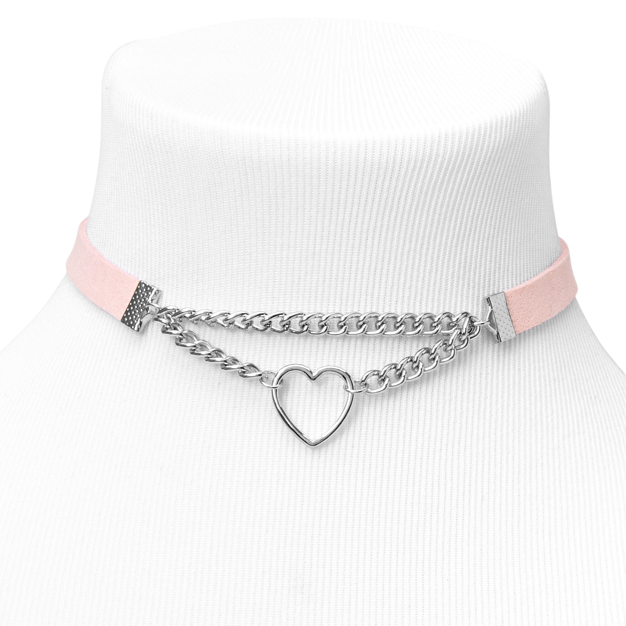 Double chain clearance choker necklace