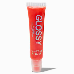 Holographic Glossy Lip Gloss - Coral,