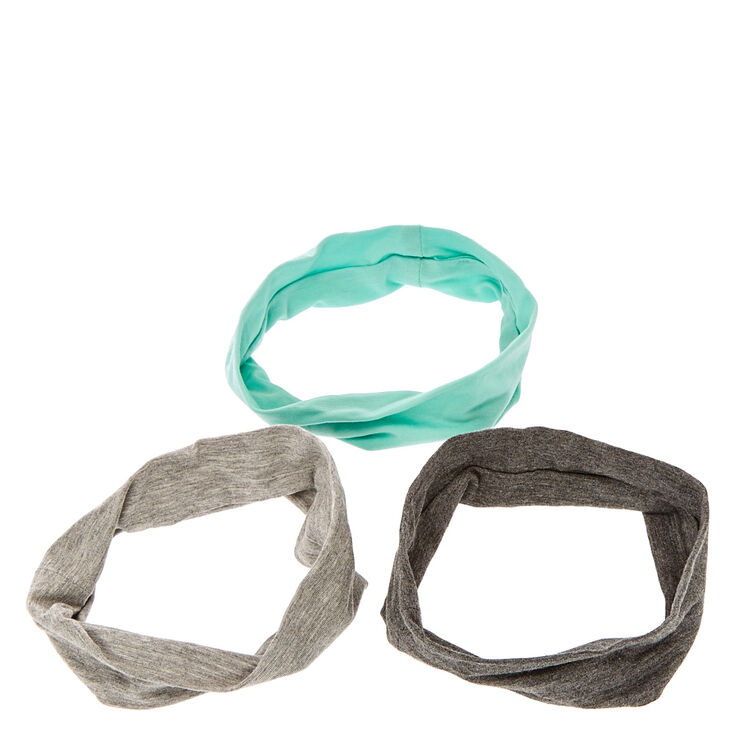Mint & Gray Headwraps,