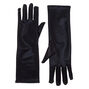 Faux Leather Gloves - Black,