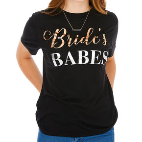 Bride&#39;s Babes T-Shirt - Black,