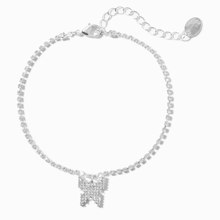 Embellished Butterfly Silver Chain Anklet,