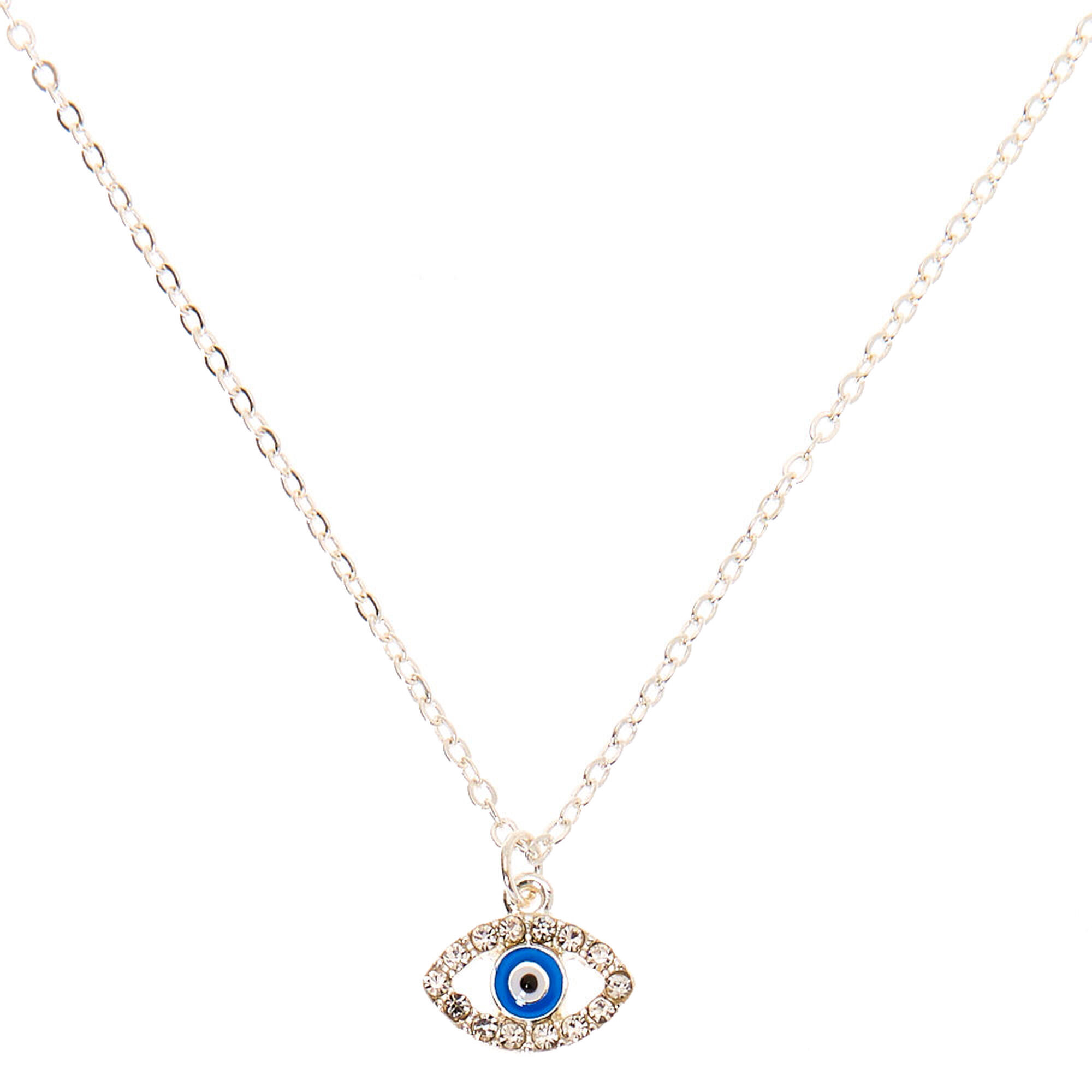 Enamel & Diamonds Evil Eye Necklace – Nir Oliva