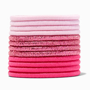 Mixed Pinks Luxe Hair Ties - 12 Pack,