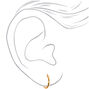 Gold Graduated Mixed Stud &amp; Hoop Earrings - 9 Pack,