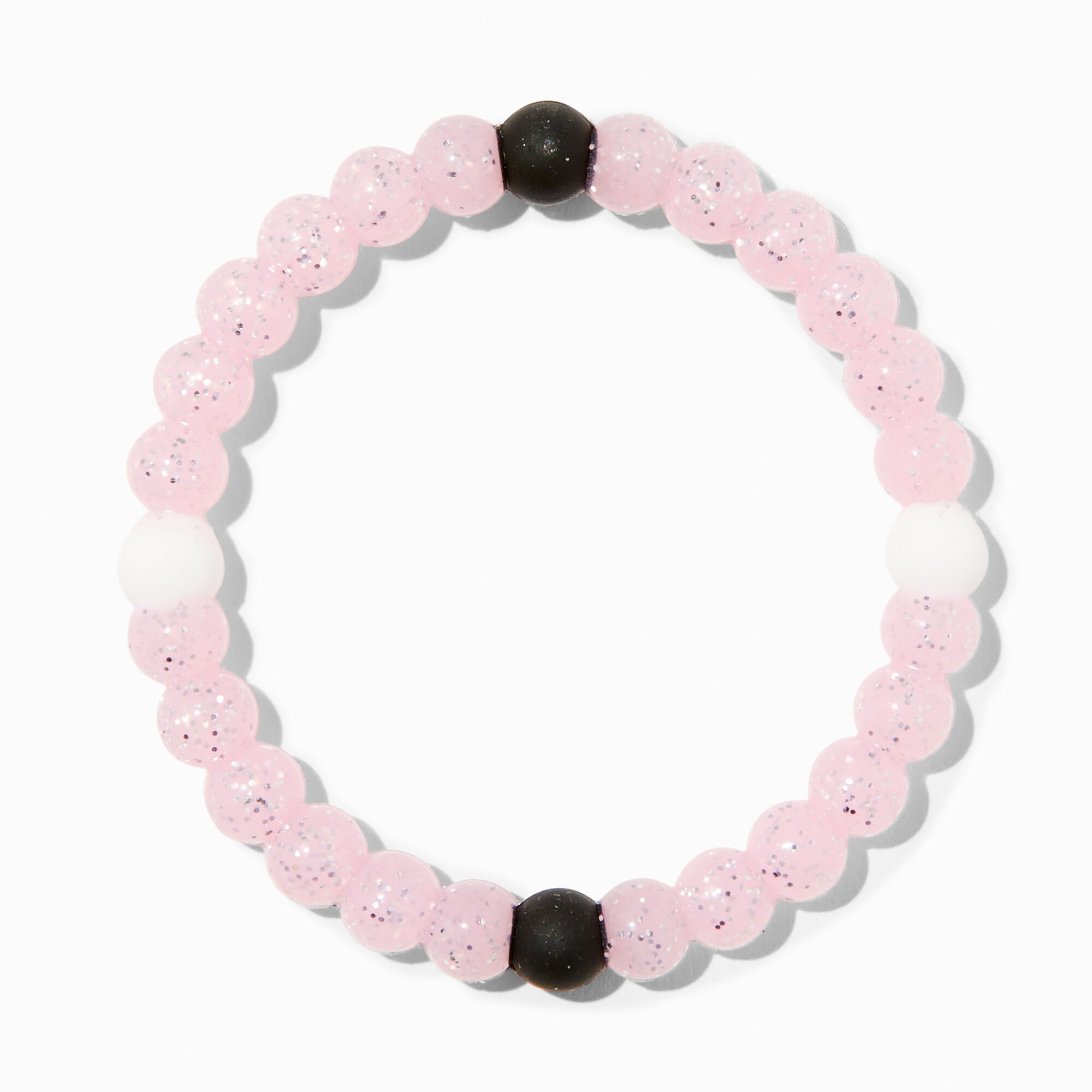 Glow In The Dark Pink Glitter Fortune Bracelet | Icing US