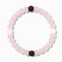 Glow In The Dark Pink Glitter Fortune Bracelet,