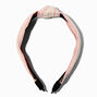 Blush Pink Aztec Pattern Knotted Headband,