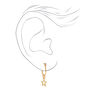 Gold Mixed Stud &amp; Huggie Hoop Earrings - 6 Pack,
