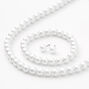 White Pearl Jewelry Set - 3 Pack,