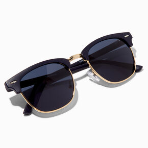 Navy Blue Browline Sunglasses,