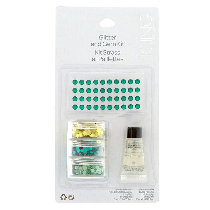 Glitter and Gem Kit - Green,