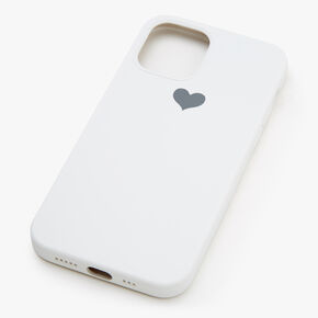 White Heart Protective Phone Case - Fits iPhone&reg; 12/12 Pro,