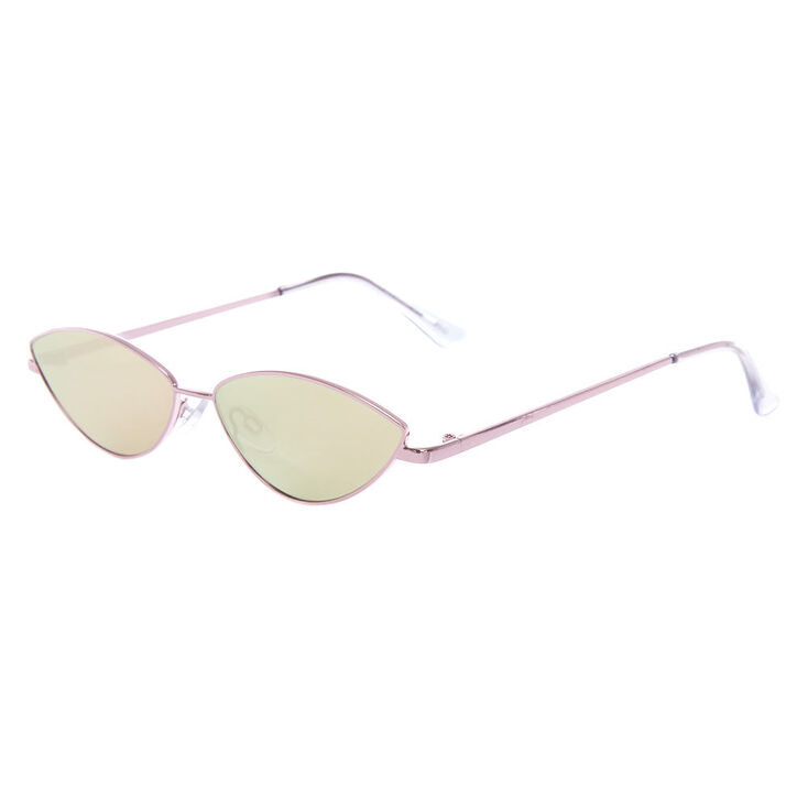 Slim Cat Eye Sunglasses Pink Icing Us