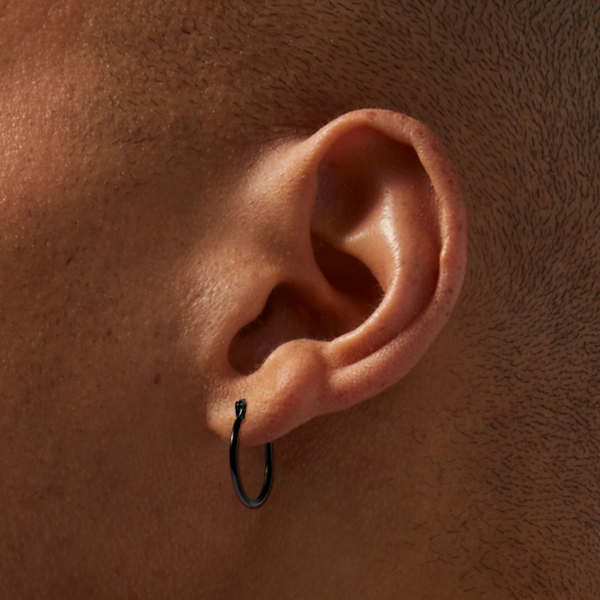 Mens 14mm sales hoop earrings