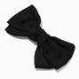 Black Velvet Large &#39;80s Hair Bow Clip,