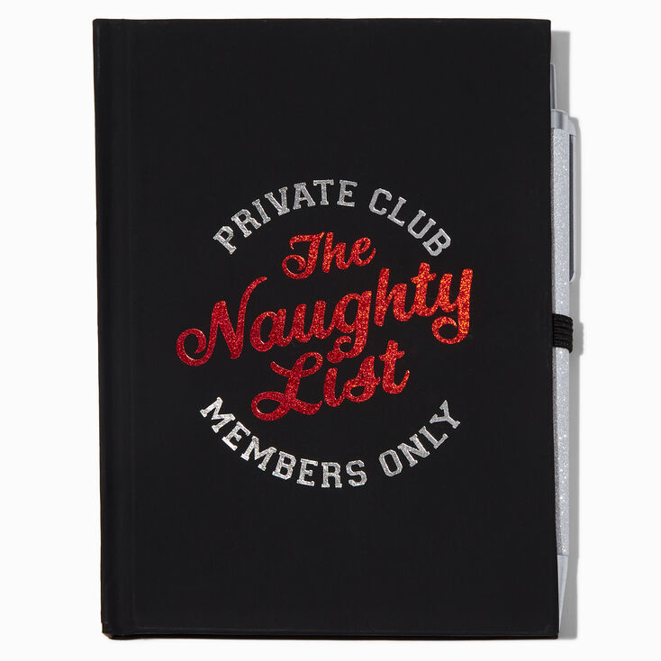 &quot;The Naughty List&quot; Mini Notebook with Pen,