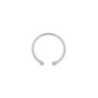 Silver Horseshoe Faux Nose Ring,