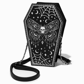 Mystical Coffin Shaped Crossbody Bag,