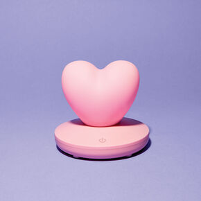 Pink Heart LED Touch Lamp,