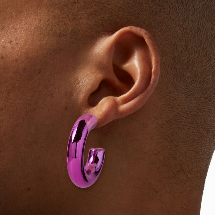 Mean Girls&trade; x ICING Pink Bubble Hoop Earrings,