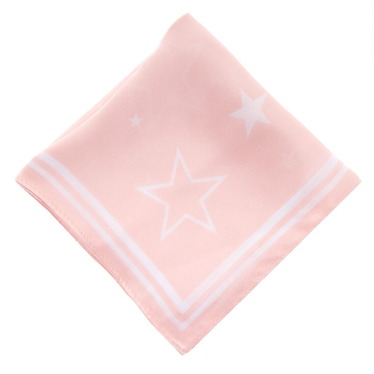 Stars Fashion Neck Scarf - Pink,