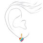 Gold Heart, Yin Yang, &amp; Happy Face Drop Earrings - 3 Pack,