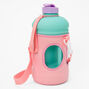Pastel Colorblock Jug Style Water Bottle &amp; Sleeve,
