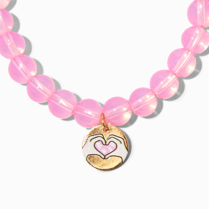 Pink Peace Stretch Bracelet - Support SOS Children&rsquo;s Villages,