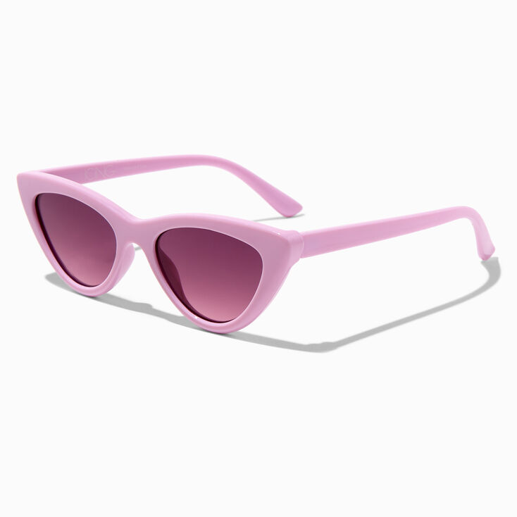 Retro Cat Eye Sunglasses - Blush Pink,
