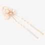 Rose Gold Bubble Pearl Hair Pins - 6 Pack,