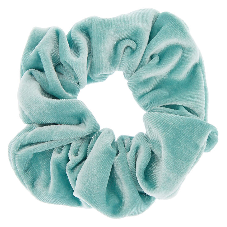 Velvet Hair Scrunchie - Mint,