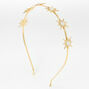 Gold Starburst Metal Headband,