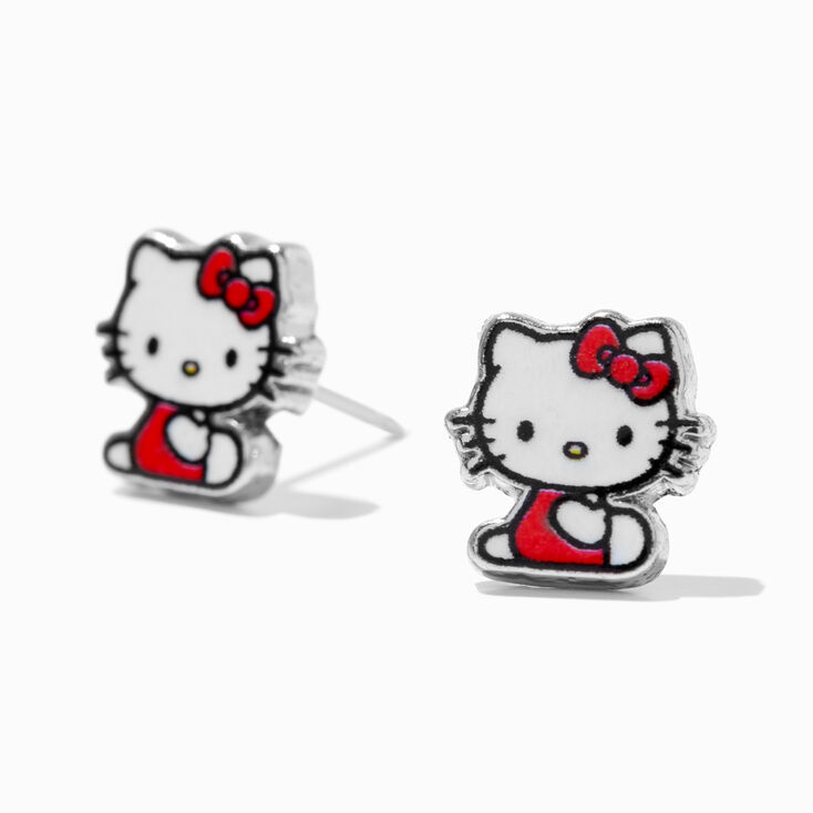 Hello Kitty&reg; 50th Anniversary ICING Exclusive Stainless Steel Studs Ear Piercing Kit with Ear Care Solution,