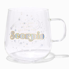Zodiac Glass Mug - Scorpio,
