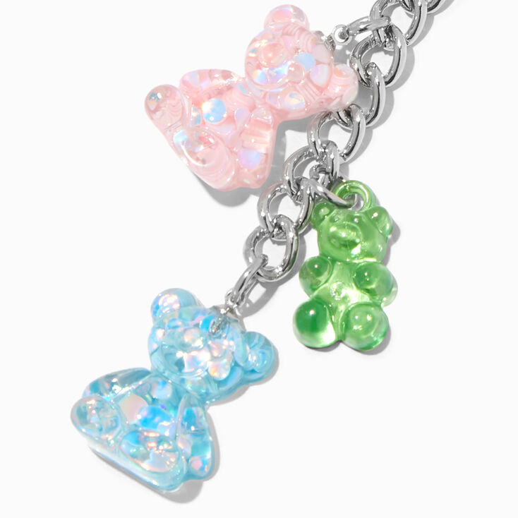 Icing Glitter Bear Charms Keychain
