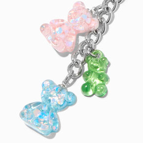 Glitter Bear Charms Keychain,